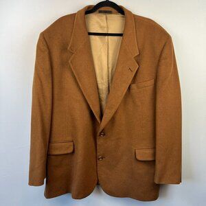 Vintage Fioravanti Couture Mens 100% Cashmere Two Button Blazer Size 52